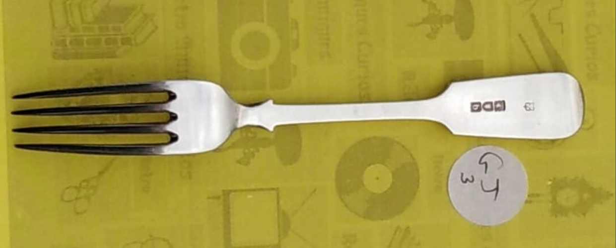 3. Josiah Williams Victorian Sterling Desert Fork 1897